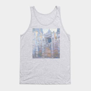 Rouen Cathedral: The Portal (Sunlight) Monet Painting Design Tank Top